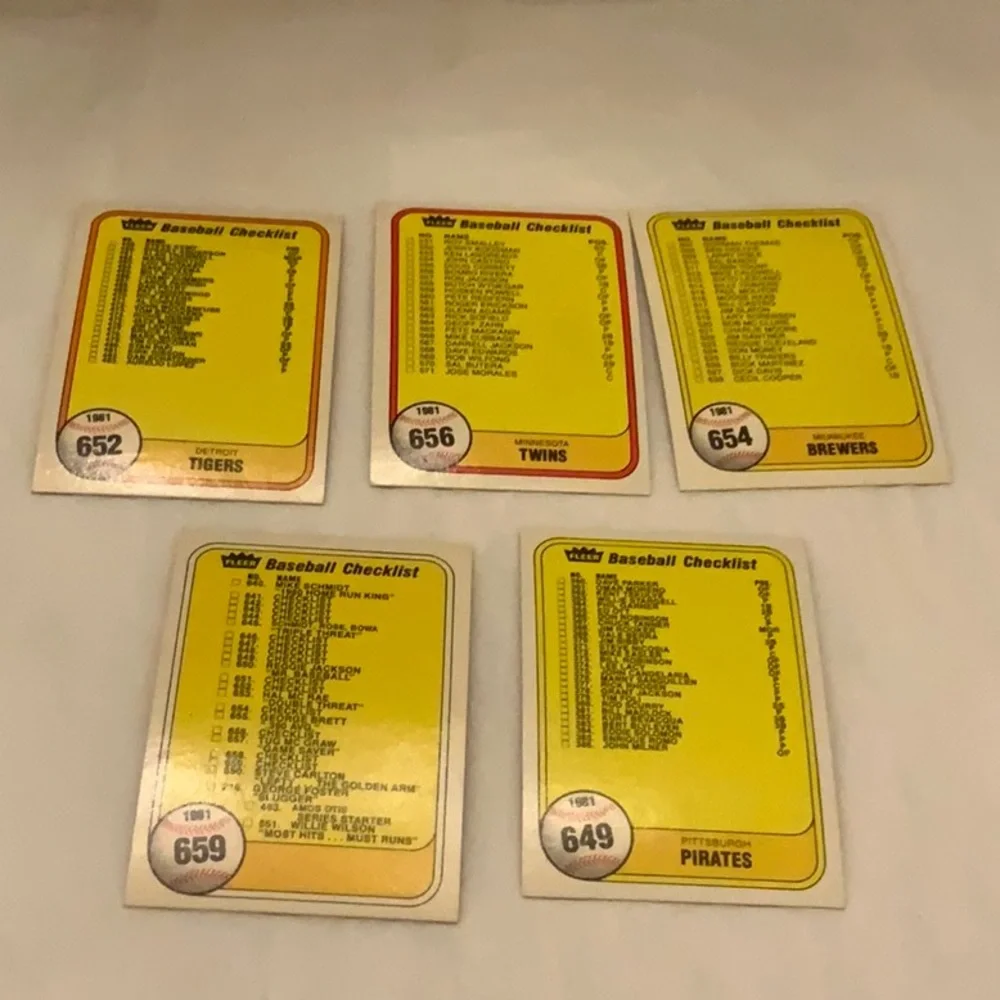 Bundle of Baseball Cards Lot 173
